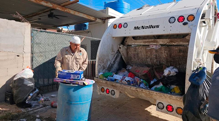 Recolectó Servicios Públicos 184 toneladas de basura en SJC tras festividades decembrinas