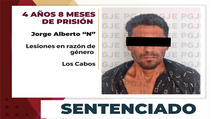 Sentenciado a más de 4 años de prisión por golpear a su ex pareja en SJC