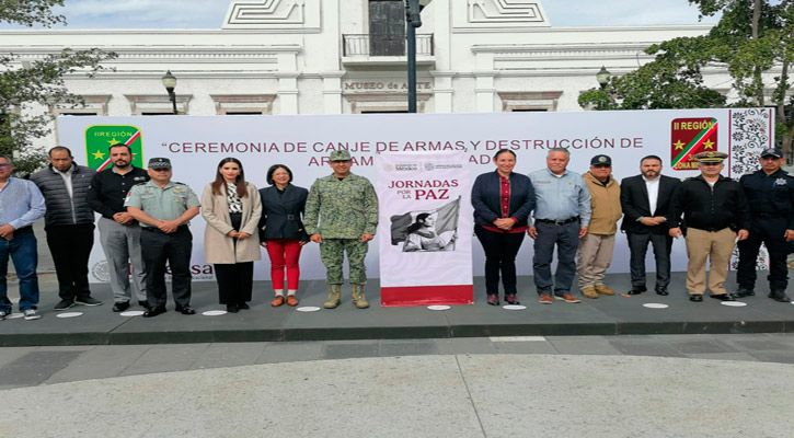 Exhorta gobierno de BCS a ciudadanía a sumarse al programa de canje de armas