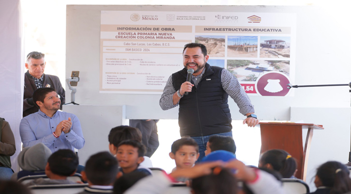 Entregan aulas y apoyos al sector educativo de CSL los gobiernos de BCS y de Los Cabos