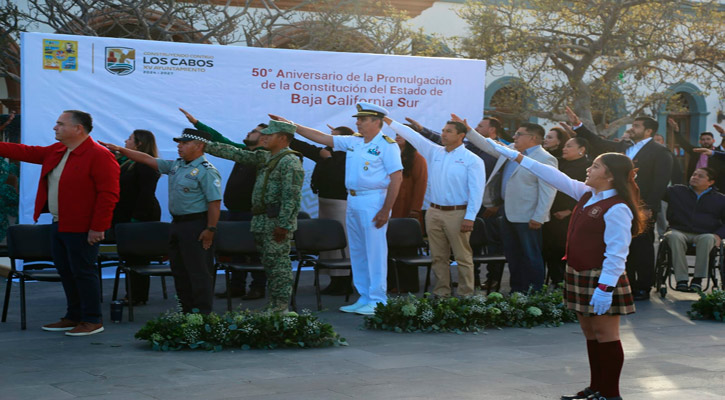 Conmemoró Los Cabos los 50 años de la Promulgación de la Constitución Política de BCS