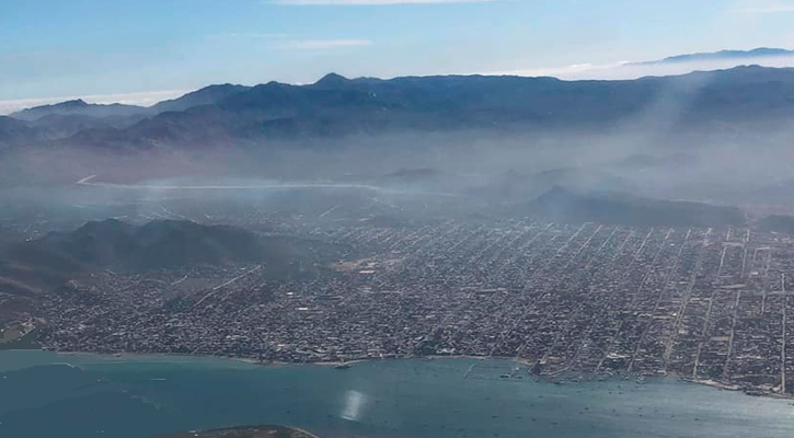 En invierno la mayor contaminación del aire en La Paz; la pirotecnia le sumó al problema