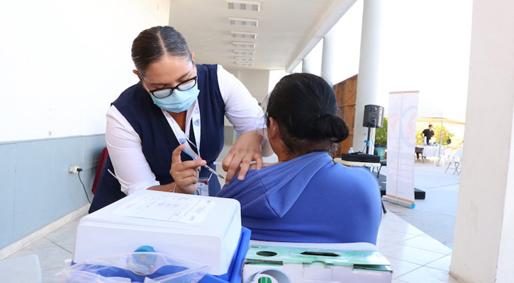 Lleva la vacunación contra la influenza un avance del 72% en BCS