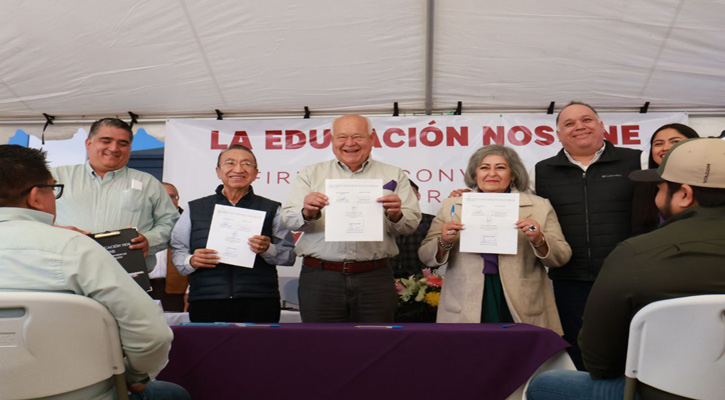 “En Baja California Sur, la educación también nos une”: Víctor Castro