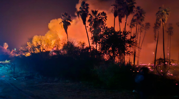 Controlado hasta el momento incendio en desarrollo Puerto Los Cabos