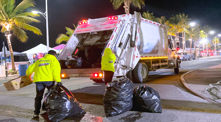 Recolectaron en el Carnaval La Paz 2025 un total de 48 toneladas de basura; 9 menos que el año pasado