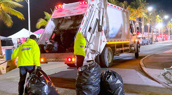 Por el Carnaval se rezagó la recolección de basura en La Paz