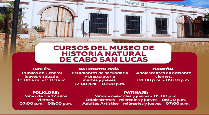 Invitan a inscribirse en cursos gratuitos del Museo de Historia Natural y plaza pública Amelia Wilkes en CSL