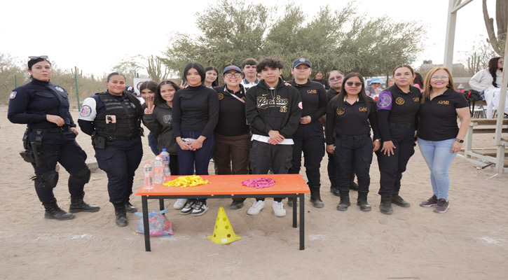 Organiza el Grupo Amigos del Bienestar de la SSPE un encuentro juvenil en colonia La Pitahaya en La Paz