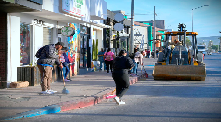 Anuncian programa de limpieza y mantenimiento en zona Centro de CSL