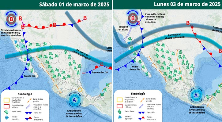 Marzo llegará con dos frentes fríos casi al mismo tiempo en BCS; posibles lluvias aisladas