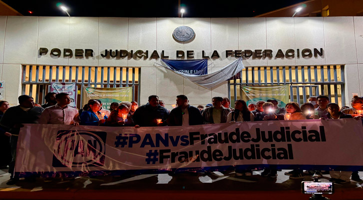 Alza la voz el PAN sudcaliforniano contra el fraude judicial