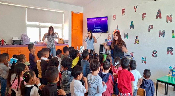 Imparten plática “El cuidado de mi cuerpo” a niños de preescolar en CSL