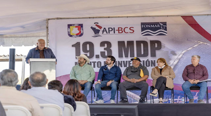 Invertirán 19.3 mdp en el nuevo muelle turístico de Puerto San Carlos: Víctor Castro