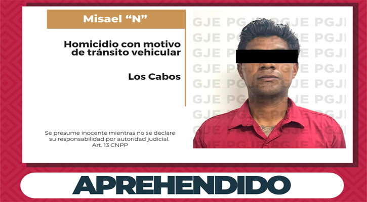 Aprehenden a hombre buscado por homicidio culposo en CSL