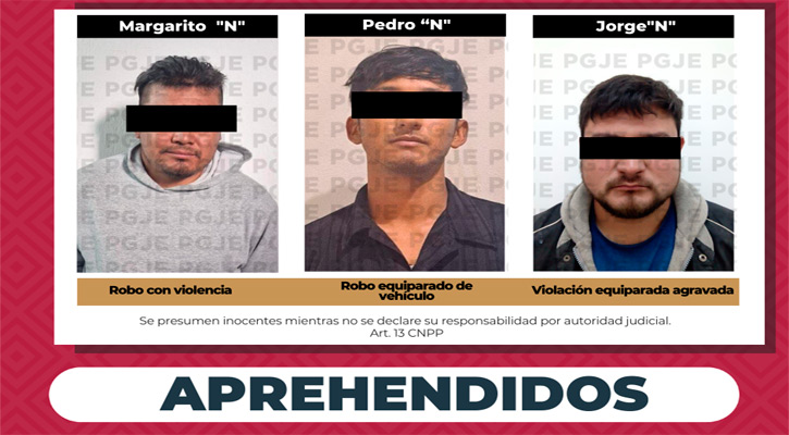 Aprehenden a 3 imputados por diversos delitos en La Paz, CSL y Alberto Alvarado