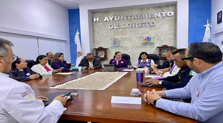 Instalan Mesa Violeta en Loreto para atender violencia con perspectiva de género