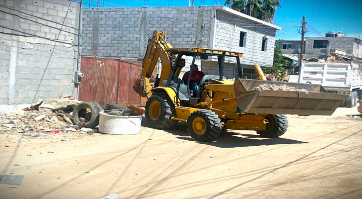 Recolectó Servicios Públicos 24 toneladas de chatarra en colonia Los Cangrejos, en CSL