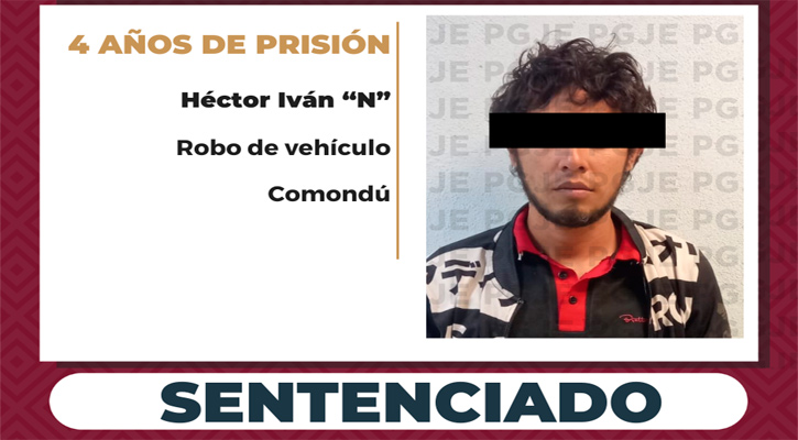 Pasarán 4 años en prisión por el robo de una motocicleta en Ciudad Constitución