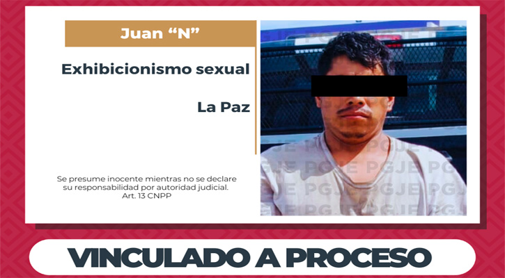 Por exhibicionista inician proceso penal en su contra en La Paz