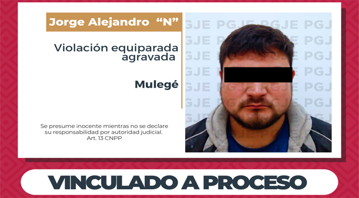 Quedó en prisión preventiva por violación equiparada agravada en Villa Alberto Alvarado